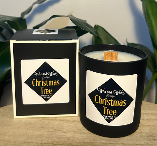 Christmas Tree - Wooden Wick Candle