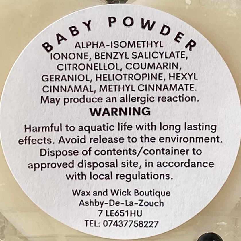 Baby Powder - Single Wax Melt