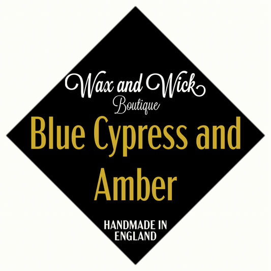 Blue Cypress and Amber - Large Heart EcoSoya Wax Melt