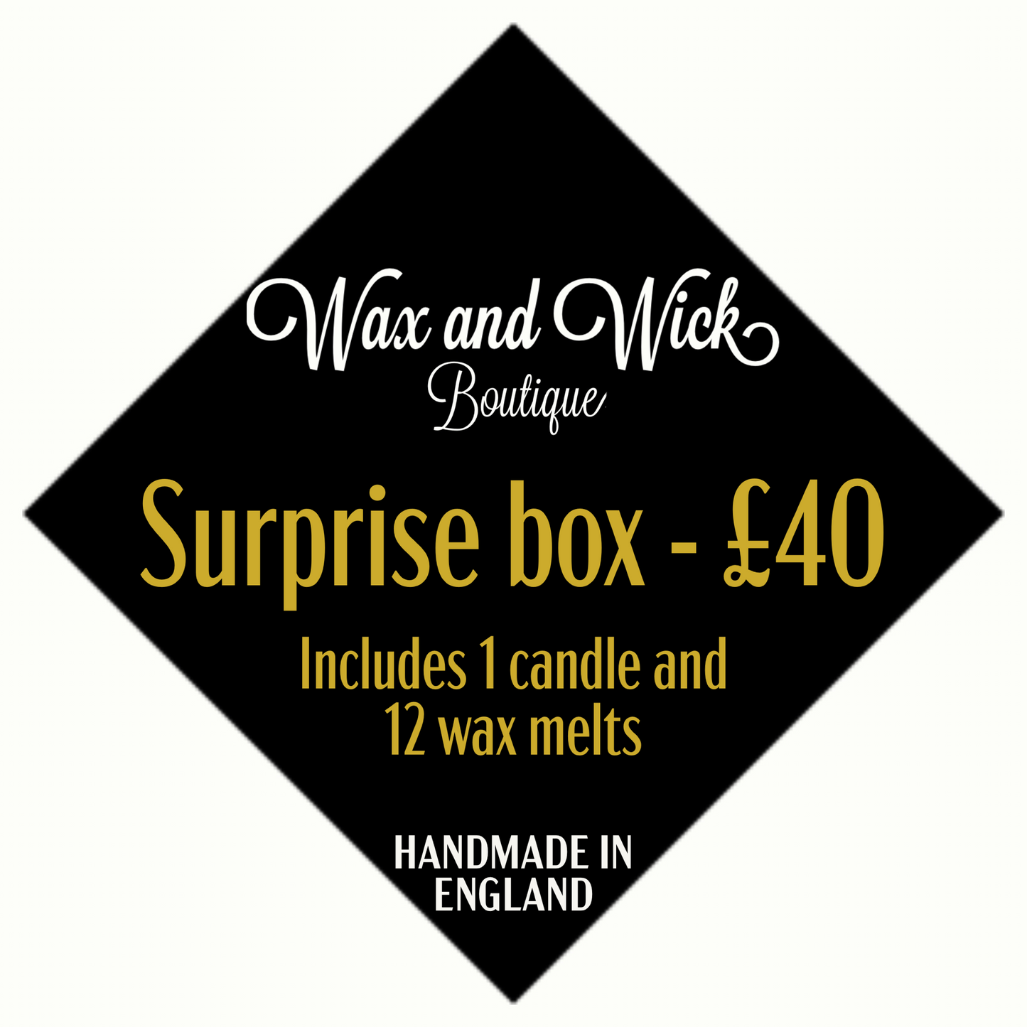 £40 Surprise box - includes 1 candle and 12 wax melt scents