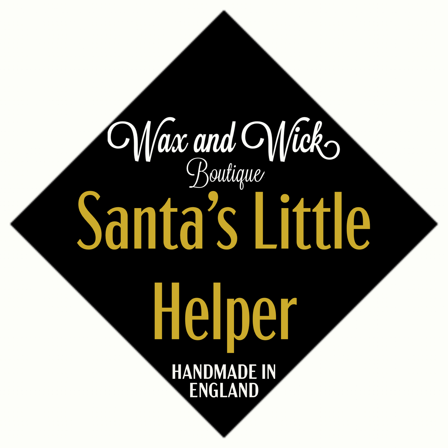 Santa’s Little Helper - Wooden Wick Candle