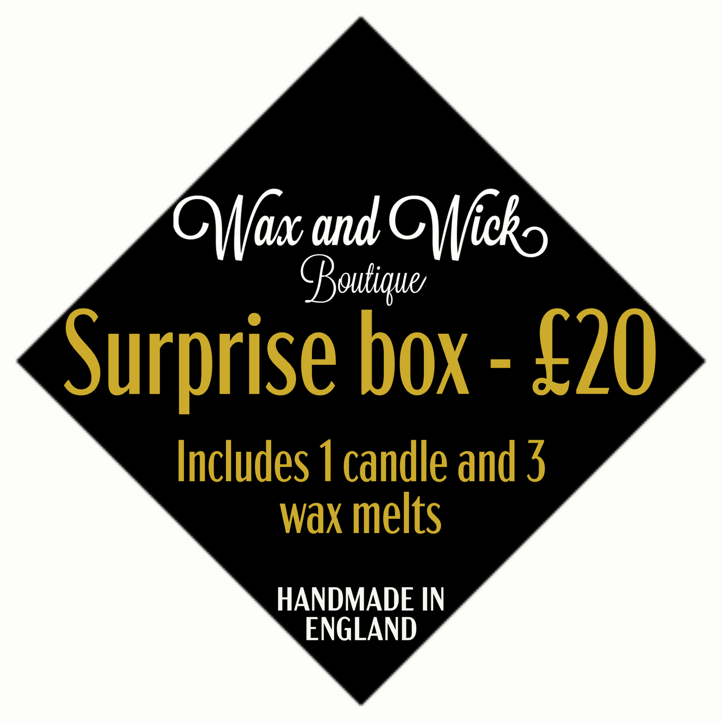 £20 Surprise box - includes 1 candle and 3 wax melts