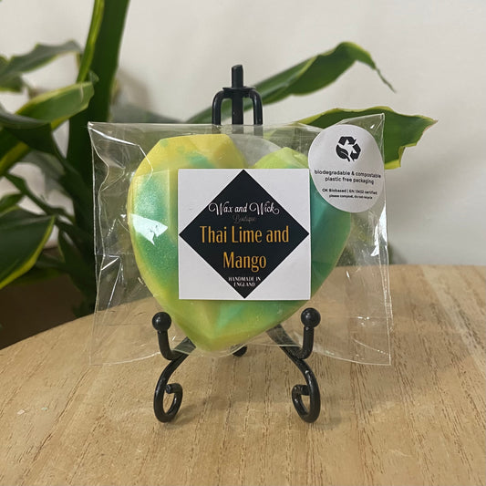 Thai Lime and Mango - Large Heart EcoSoya Wax Melt