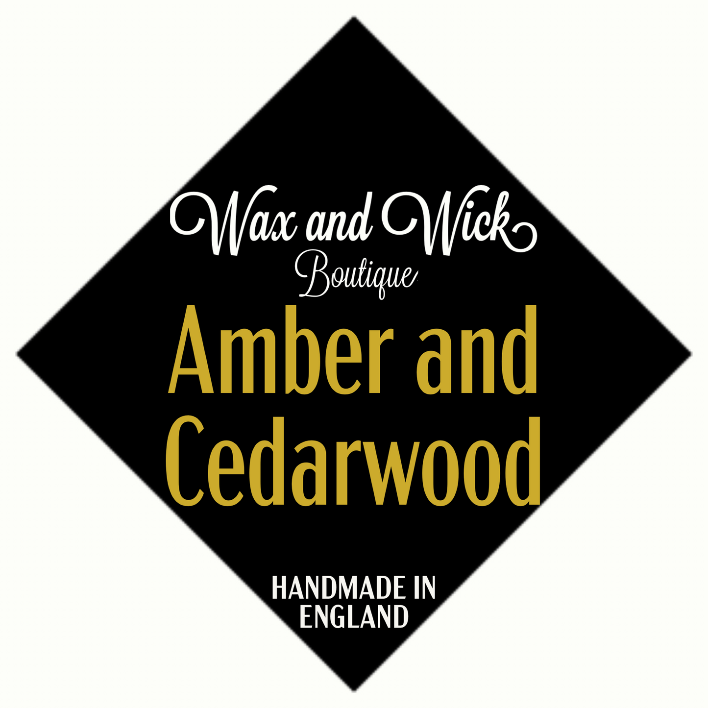 Amber and Cedarwood - Single Wax Melt