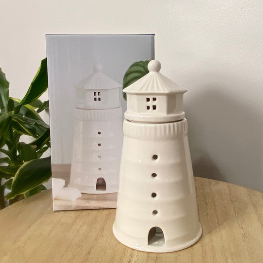 White Lighthouse Wax Burner