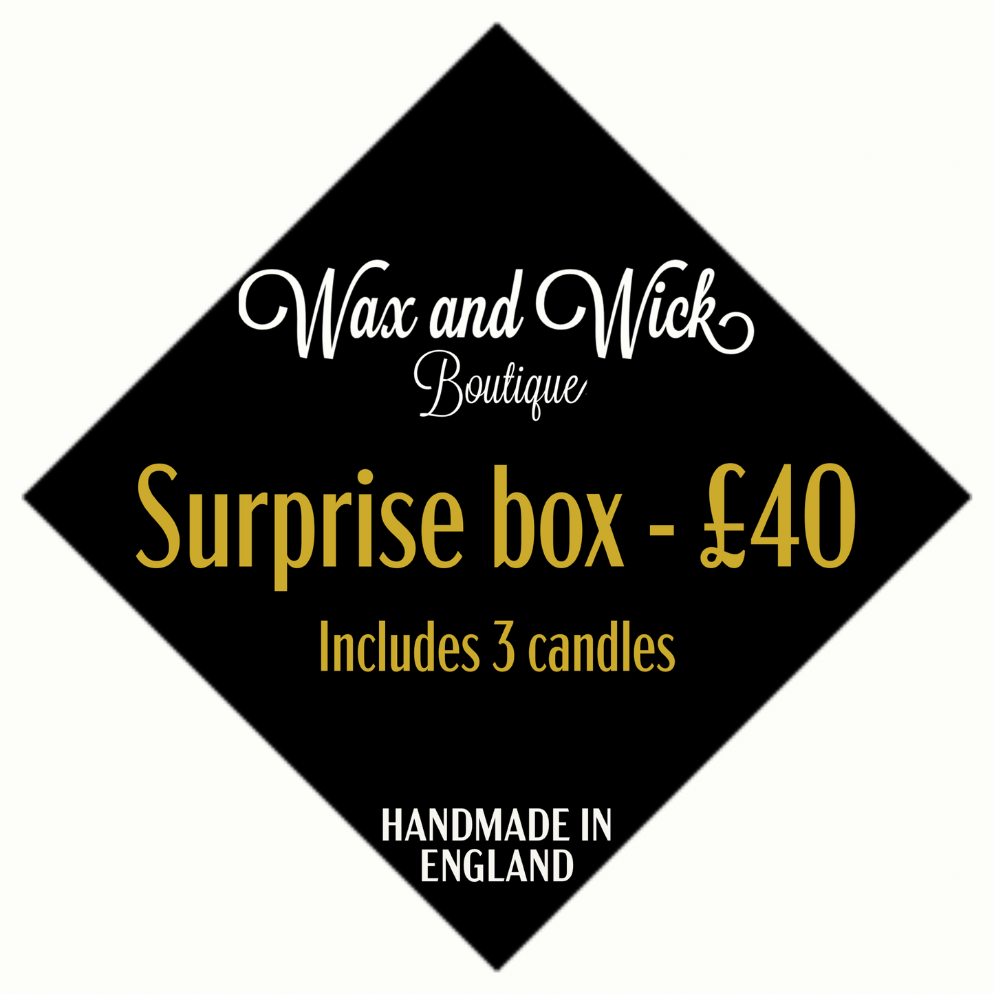 £40 Surprise box - includes 3 candles